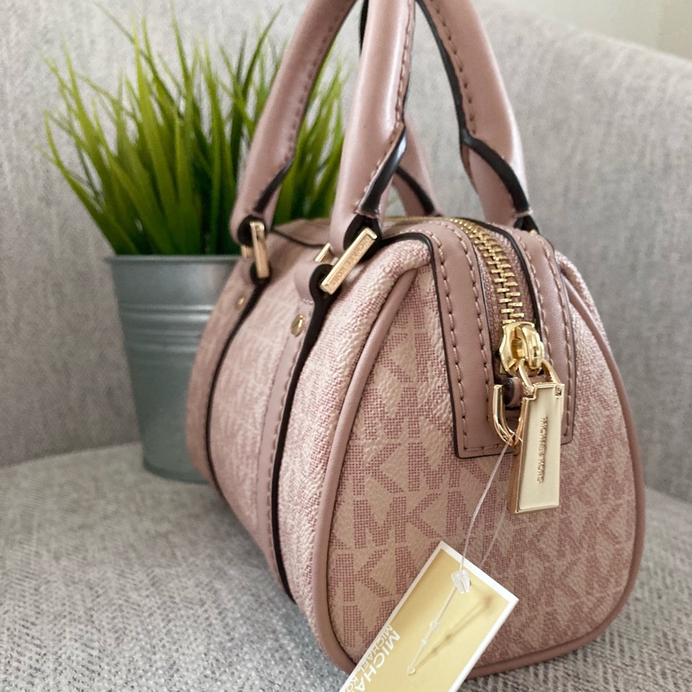 Michael Kors Bedford Legacy Extra-Small Logo Duffle Crossbody Bag - Picture 8 of 15